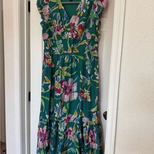 Maggy London Teal Green Dress